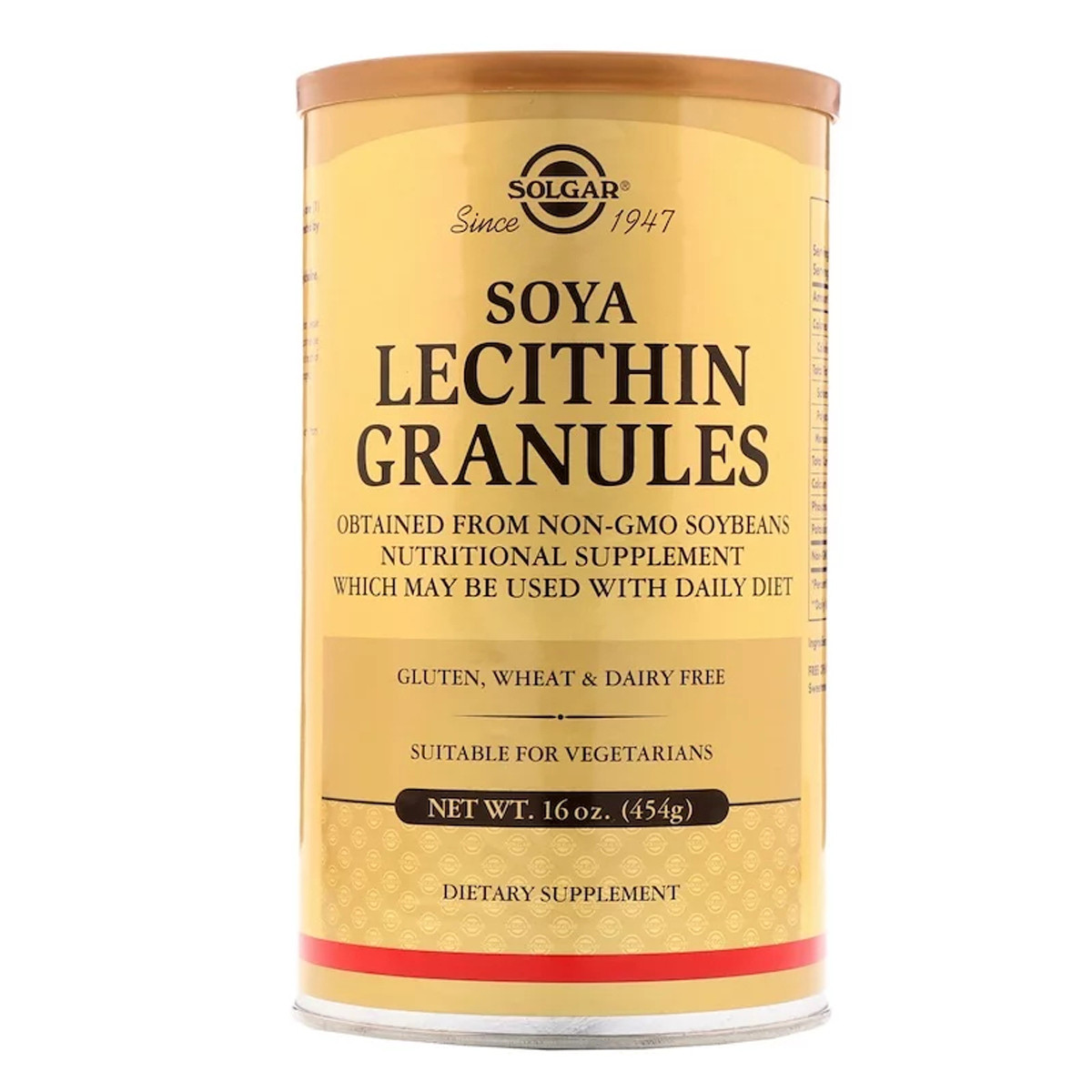 Соєвий Лецитин у Гранулах, Soya Lecithin Granules, Solgar, 454 гр., фото 1