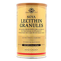Соєвий Лецитин у Гранулах, Soya Lecithin Granules, Solgar, 454 гр.