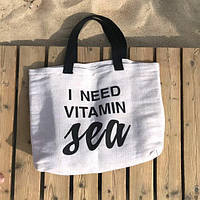 Пляжна сумка I need vitamin sea 54*40*12 см (KOTB_19I005)