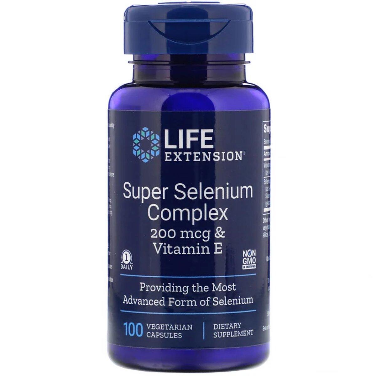 Супер Комплекс Селен, Super Selenium, Life Extension, 100 Капсул Вегетаріанських