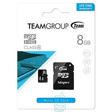 Карта памяти Team Micro SD 8Gb 10 class