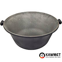Чавунний казан (котелок) похідний KAWMET 9 л з кришкою сковородою гриль, фото 3