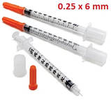 Шприци BD Micro-Fine (Мікро Файн) Plus U-100, 1 мл, 0,25 мм (31G) х 6 мм, 10 шт., фото 3
