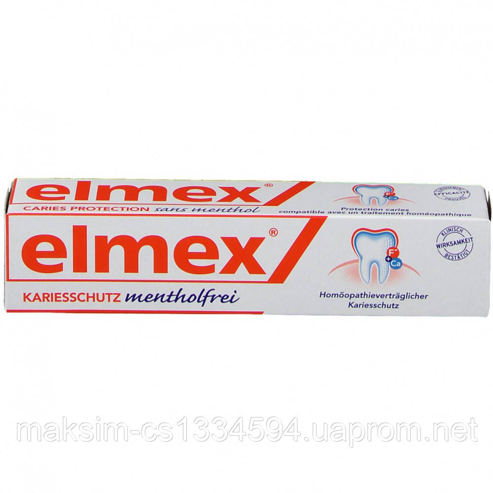 Зубна Паста Elmex Menthol Free 75мл