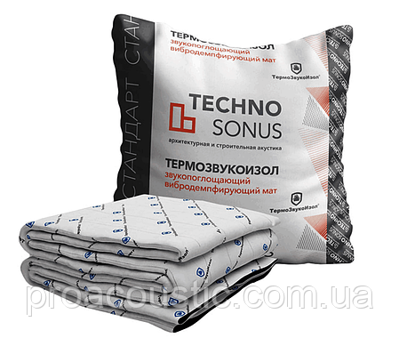 Звукоізоляція ТермоЗвукоІзол SONOTIZ Стандарт (12 мм) 15 м2, фото 1