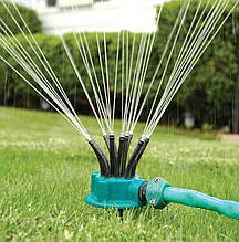 Спринклерний зрошувач 360 multifunctional Water Sprinklers розпилювач для газону, поливання газону