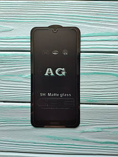 Захисне скло AG Matte Full Glue для Honor 8A Матове Чорне