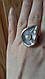 Срібне кільце з культивованою перлиною "Лібрето", фото 10
