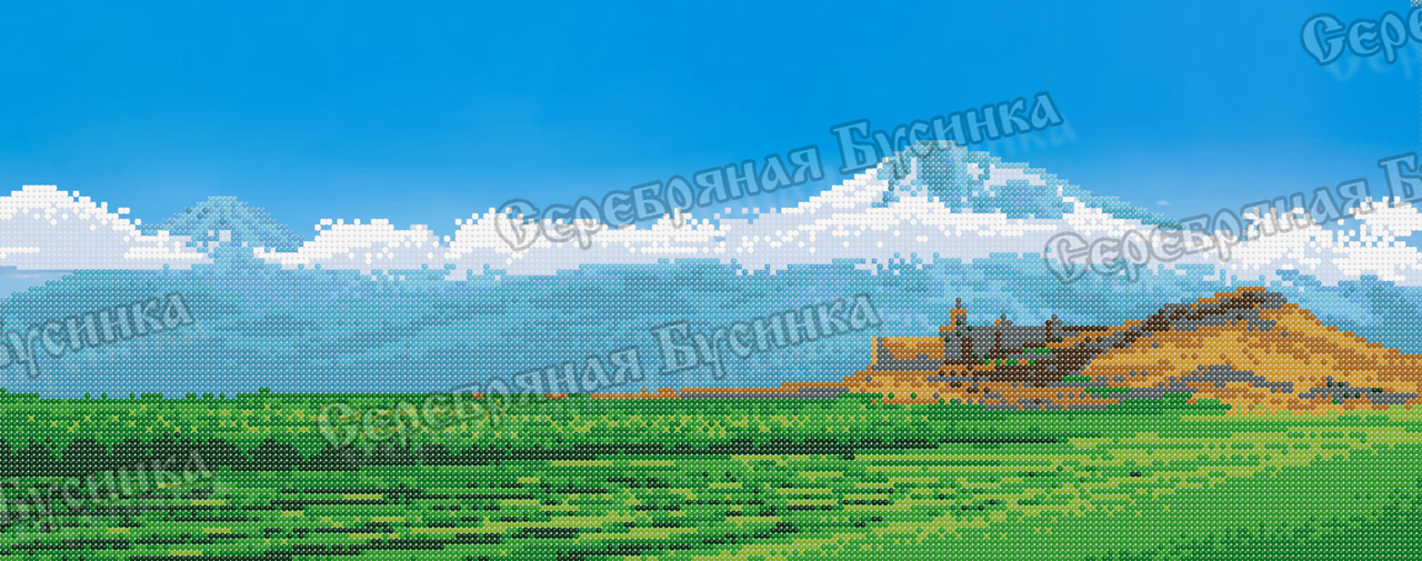 Панорама Арарат Схема вишивки бісером