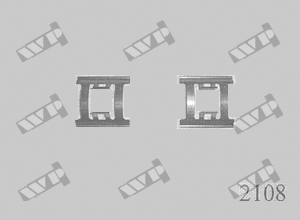 Ремкомплект передніх гальмівних колодок WP (Carrab) 2108 для Volvo 740, 760, 780, крос-код за Quick Brake 1041, фото 1