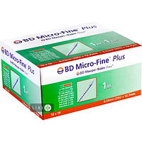 Шприци BD Micro-Fine (Мікро Файн) Plus U-40, 1 мл, 0,33 мм (29G) х 12,7 мм, 10 шт.