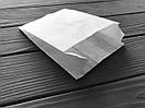 Пакет саше білий 170х120х50 мм. (середньої жиростійкості 40гр/м2) 128Ф, фото 2