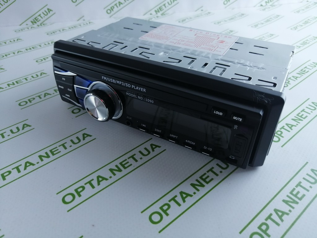 Магнітола Pioner 1090 ISO - MP3/FM/USB/SD/AUX, фото 1