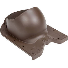 Прохідний елемент вентиляційного виходу, витяжного вентилятора через металочерепицю Ruukki Finnera, NERA Коричневий