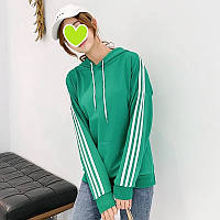 Модное женское худи с капюшоном "Fashionista" (зеленого цвета)