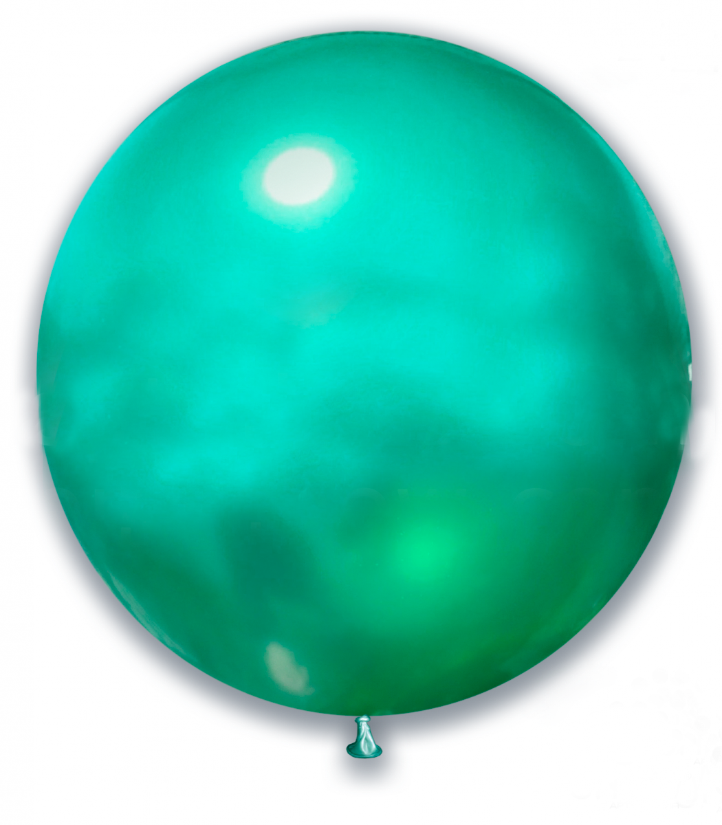 Латексна куля 36' хром SHOW зелена (90 см)