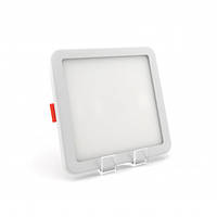 Панель LED 6W 4000K квадрат (100х100) (рег.50-80) врізна/універсальна (рухомі кліпси) LUSQ-UNI-6W LUMANO