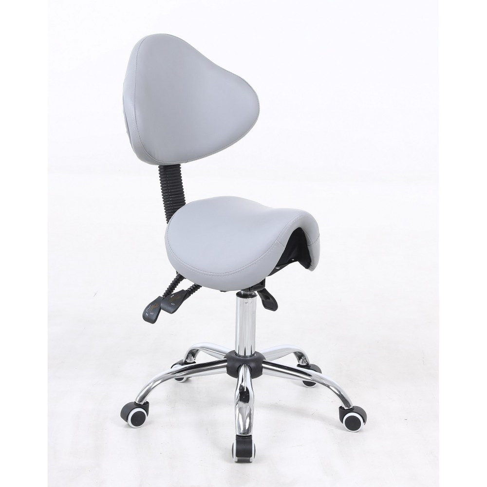 Стілець майстра сідло HR2005 сірий