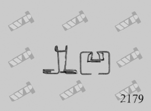 Ремкомплект передніх гальмівних колодок WP (Carrab) 2179 для Citroen 2CV6, Acadiane, AMI 8, Dyane, GS, Mehari, крос-код за Quick, фото 1