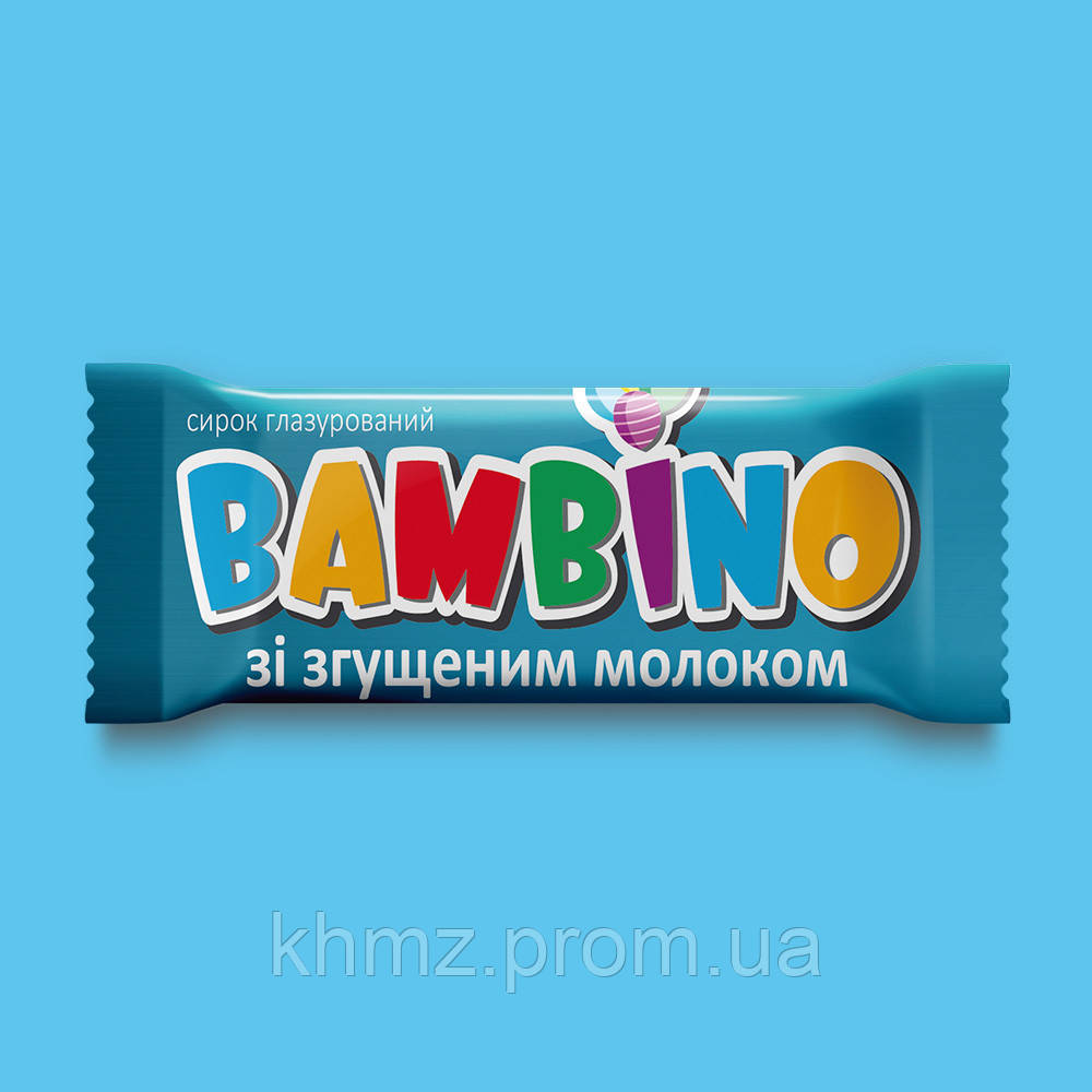 Сирок зі згущенням глазурований TM "Bambino" 36g