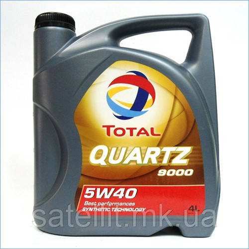 Олива моторна TOTAL QUARTZ 9000 5W40 4 л, А3/В410323