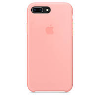 Чехол Silicone Case с закрытым низом для iPhone 7Plus/8Plus персиковый grapefruit