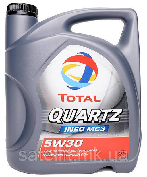 Олива моторна TOTAL QUARTZ INEO MC3 5W30 (5 л), С3 157103/213698