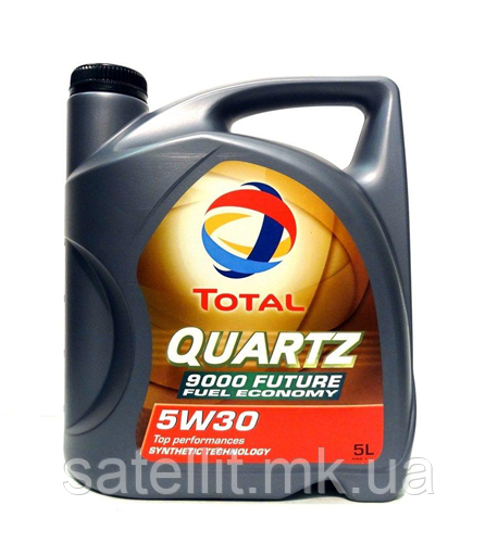 Олива моторна TOTAL QUARTZ 9000 FUT NFC 5W30 (5 л), А5/В5 А1/В1