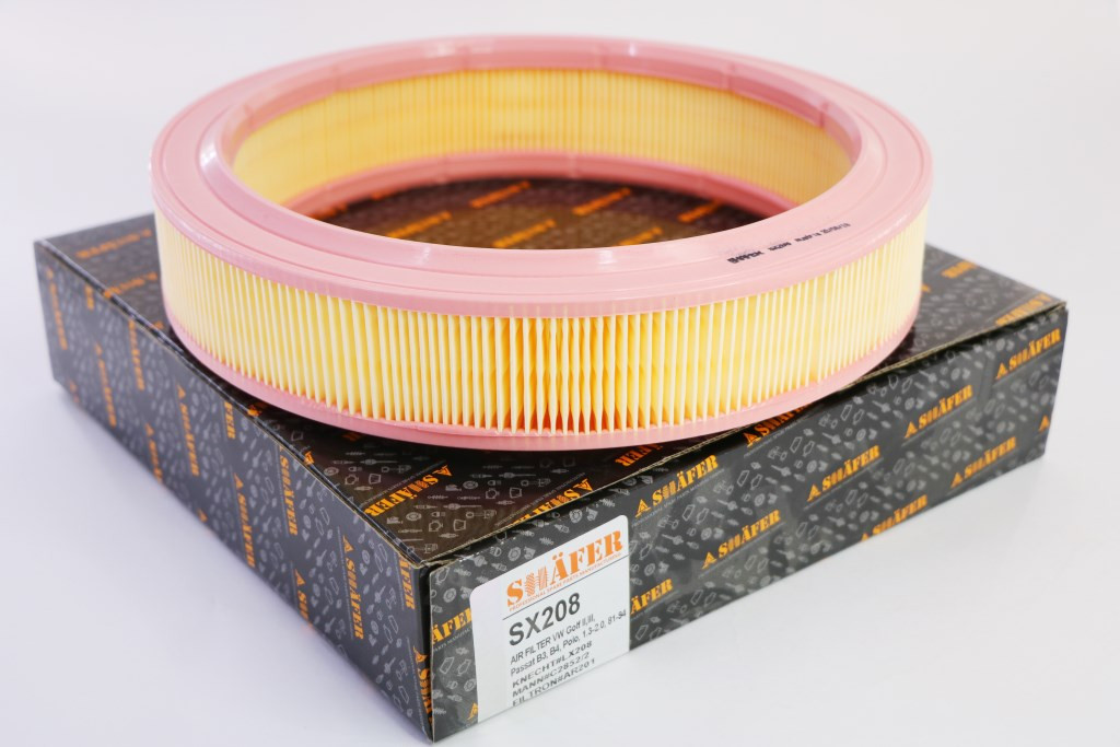Фільтр повітряний SHAFER SX208 (SCT SB 210) VW Golf II,III, Passat B3, B4, Polo, 1.3-2.0, 81-94