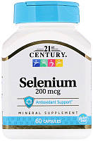 Селен 21st Century Selenium 200mcg 60caps