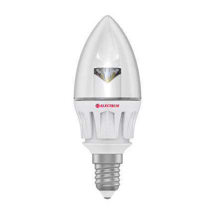 Лампа світлодіодна свічка ретро Electrum 5W E14 3000K (алюмінієвий корпус) (A-LC-0417), фото 2