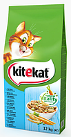 Сухий корм для кішок KITEKAT (Кітікет) риба з овочами, 1,8 кг