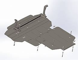 Захист двигуна Audi Q3, Q5, Q7