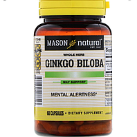 Гинкго билоба Mason Natural Ginkgo Biloba 60caps