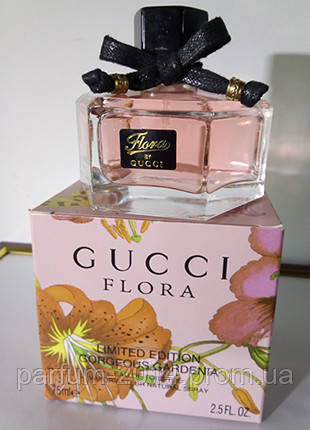 Женский парфюм гуччи флора гардения лимитед Gucci Flora by Gucci Gorgeous Gardenia (лиц) духи аромат запах, фото 2