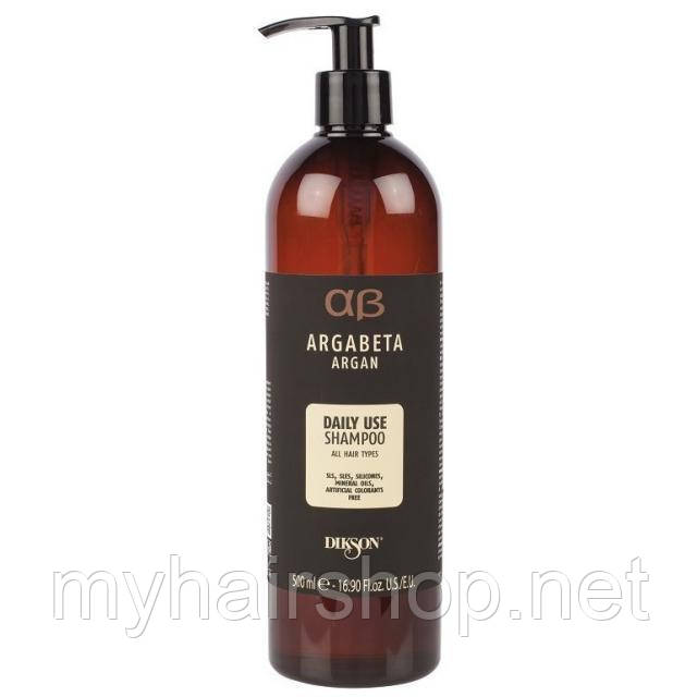 Шампунь для всіх типів волосся з олією аргани Dikson Argabeta Argan Shampoo Daily Use 500 мл