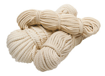 Канат бавовняний 8 мм. 50 м. ( канат бавовняний ), фото 1