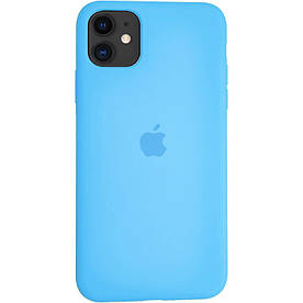 Чохол Silicone Case для Apple iPhone 11 силіконовий, Marine blue