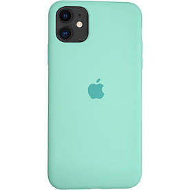 Чохол Silicone Case для Apple iPhone 11 силіконовий, Ice Blue Sea