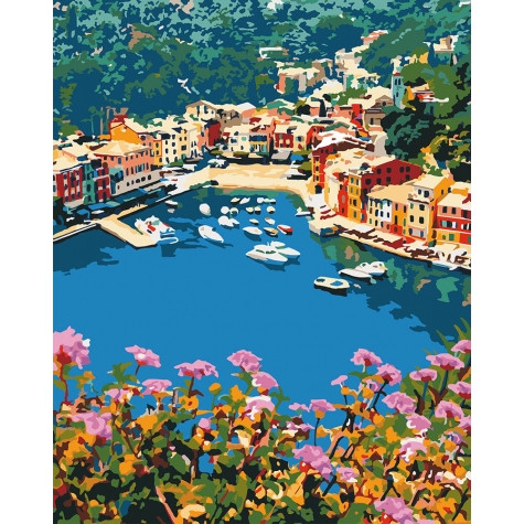 KH 2744 Затока мрії Розпис по номерам на полотні 40х50см (без коробки), фото 1