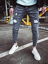 Чоловічі джинси сірого кольору