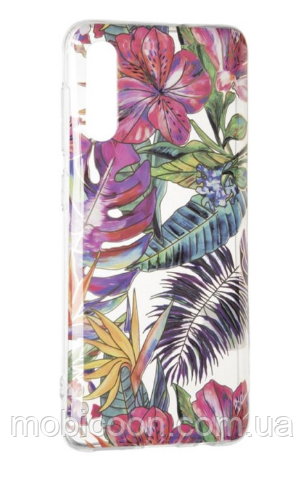 Чохол Gelius Flowers Shine Tropic для Samsung Galaxy A50 A505 (самсунг галаксі а50 а505)