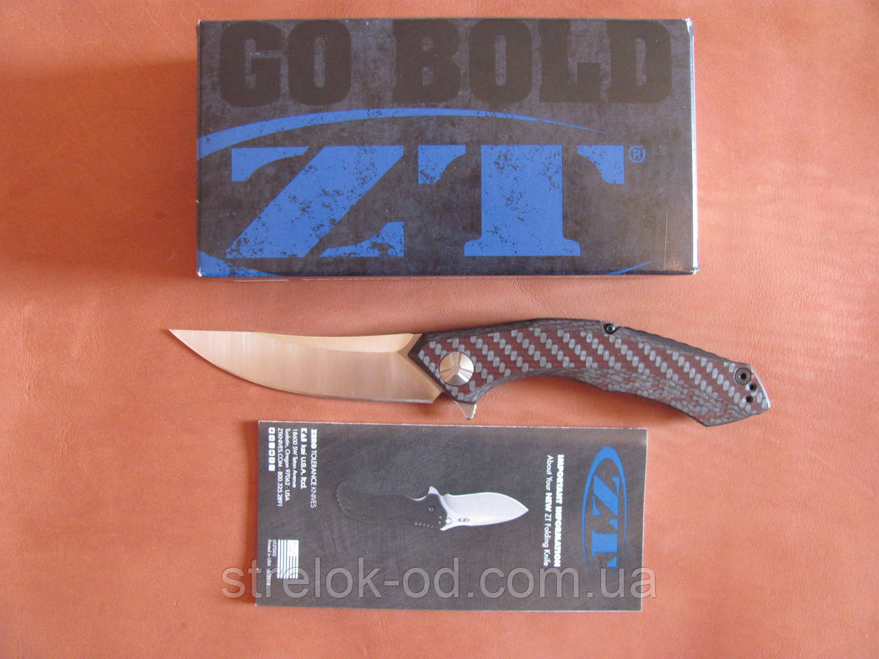 Складной нож Zero Tolerance 0462 Sinkevich Carbon Fiber