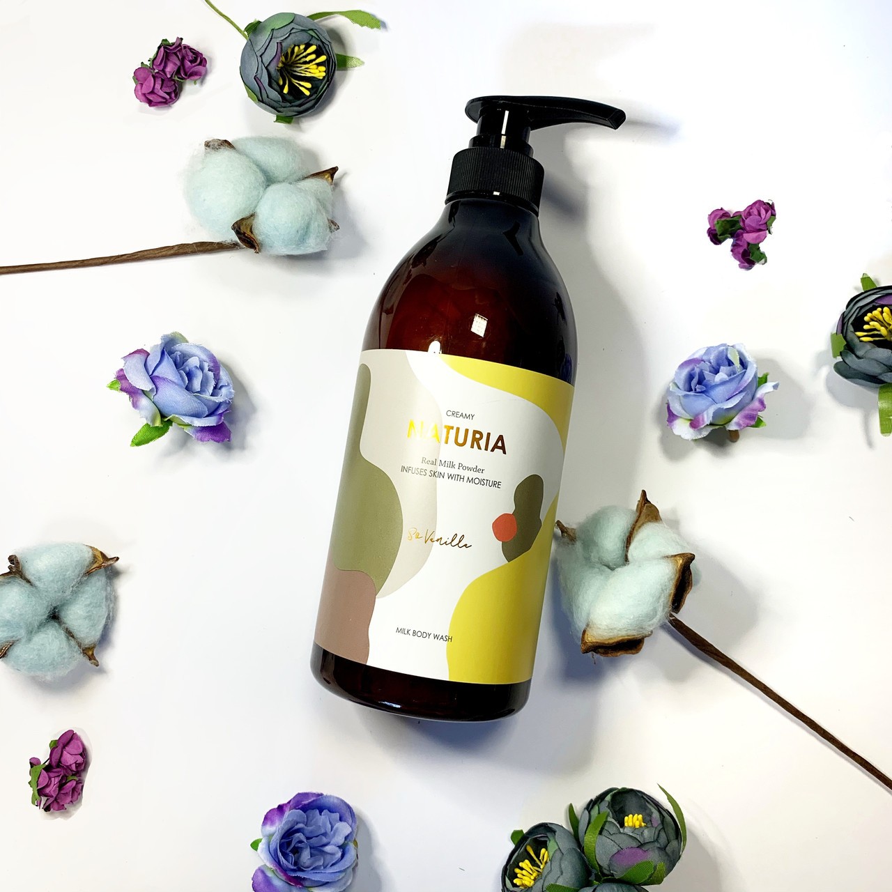 Гель для душу NATURIA ВАНІЛЬ Creamy Milk Body Wash - So vanilla, 750 мл, фото 1