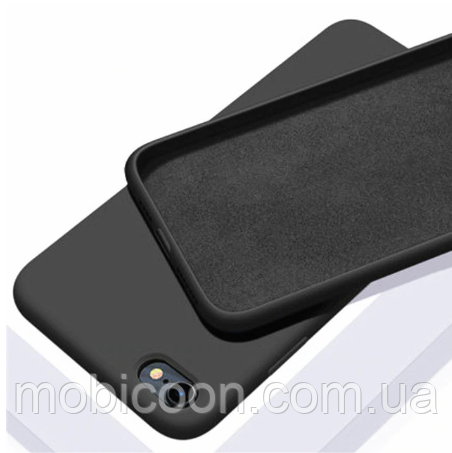 Чохол Silicone Case full для iPhone 7 Black чорний (айфон 7)
