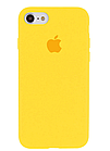 Чохол Silicone Case full для iPhone 7 Yellow жовтий (айфон 7), фото 2