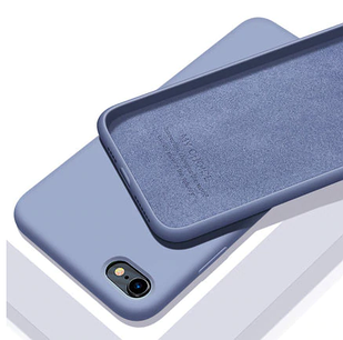 Чохол Silicone Case full для iPhone 7 Blue блакитний (айфон 7)