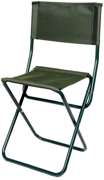 Стілець розкладний для риболовлі і туризму зі спинкою Ranger RA 4405 Desna Green (N008574)