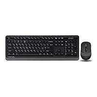 Комплект (клавіатура + мишка) бездротовий A4Tech Fstyler FG1010 (Black/Grey)