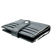 Чоловічий гаманець-візительниця Weatro Чорний mk-card-001, фото 4